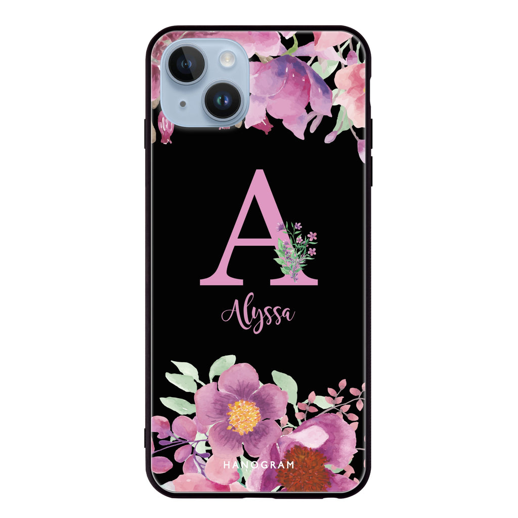 Gorgeous Monogram iPhone 13 Mini 超薄強化玻璃殻