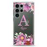 Gorgeous Monogram Samsung Galaxy Ultra 透明保護殼，適用 S26/S25/S24/S23 Ultra，圖1