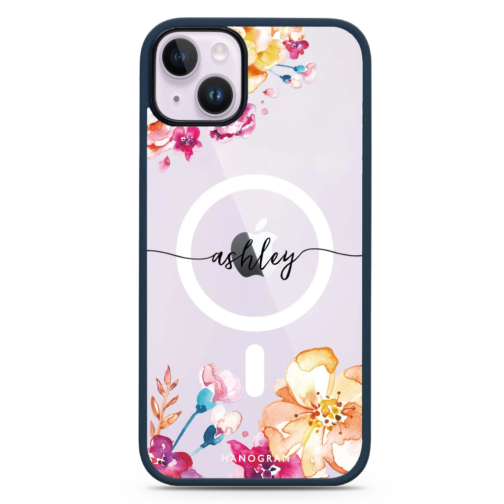 Art of Flowers iPhone 14 Plus Magsafe 兼容防衝擊保護殼