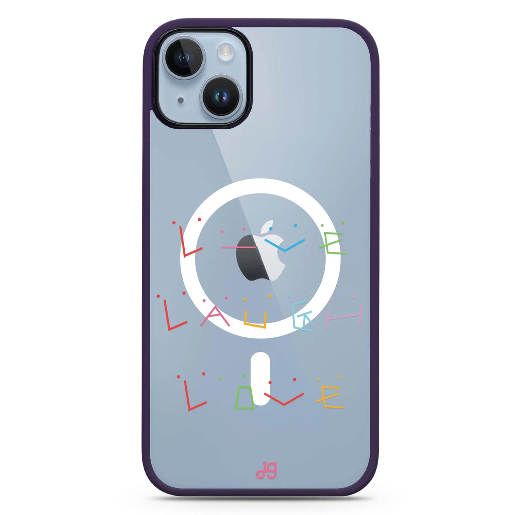 Live Laugh Love iPhone 14 Plus Magsafe 兼容防衝擊保護殼