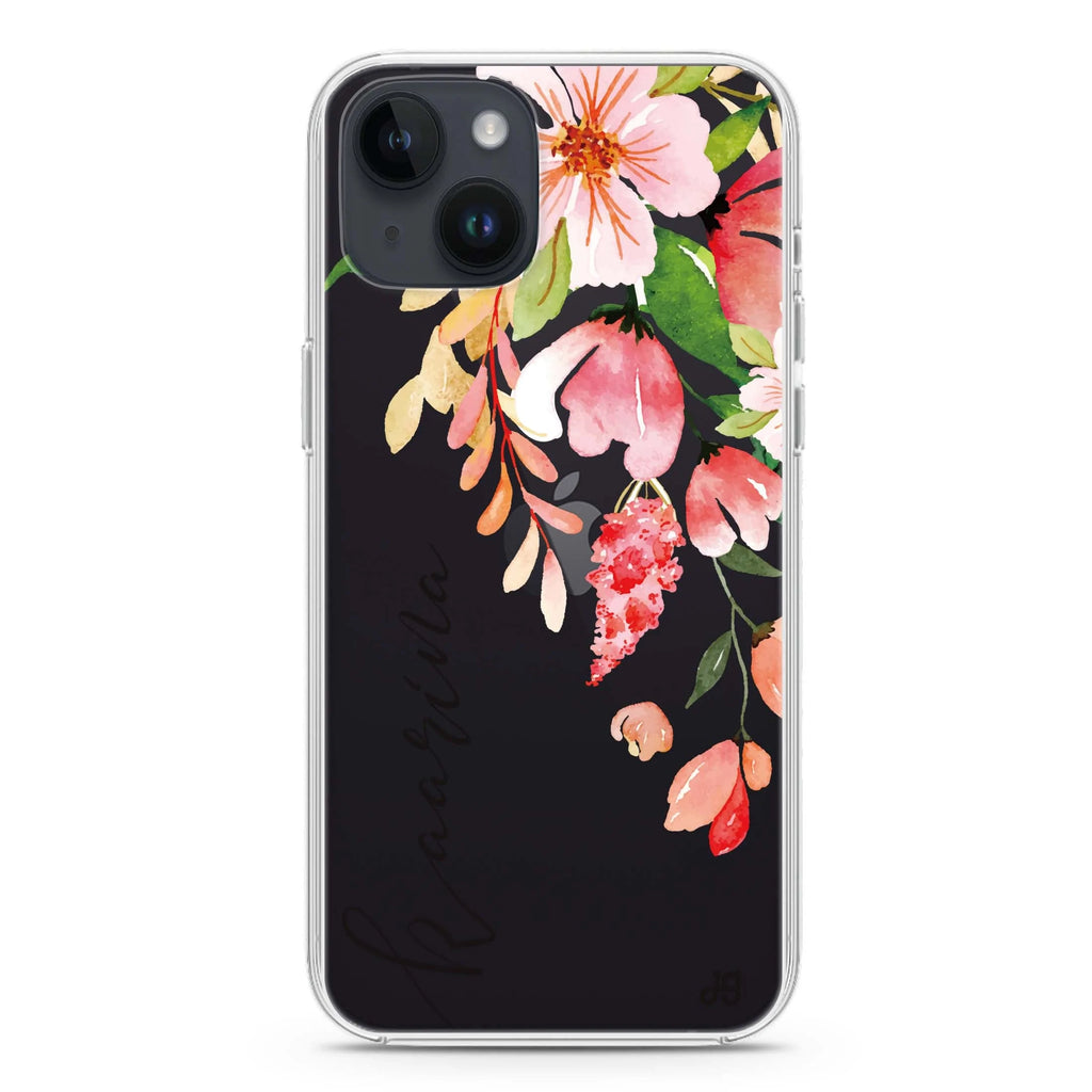 Watercolor Blossom iPhone 14 plus 水晶透明保護殼