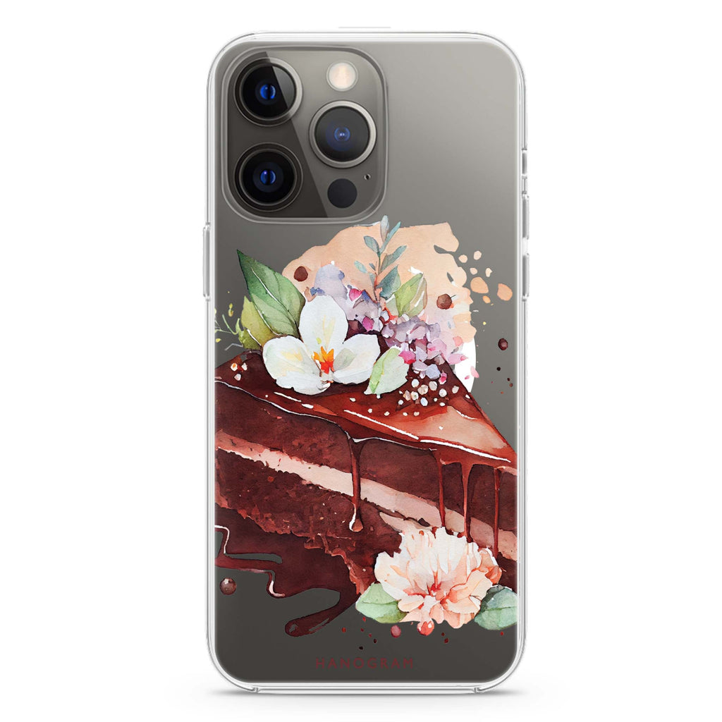 Floral Cake iPhone 14 Plus Magsafe 兼容水晶透明保護殼