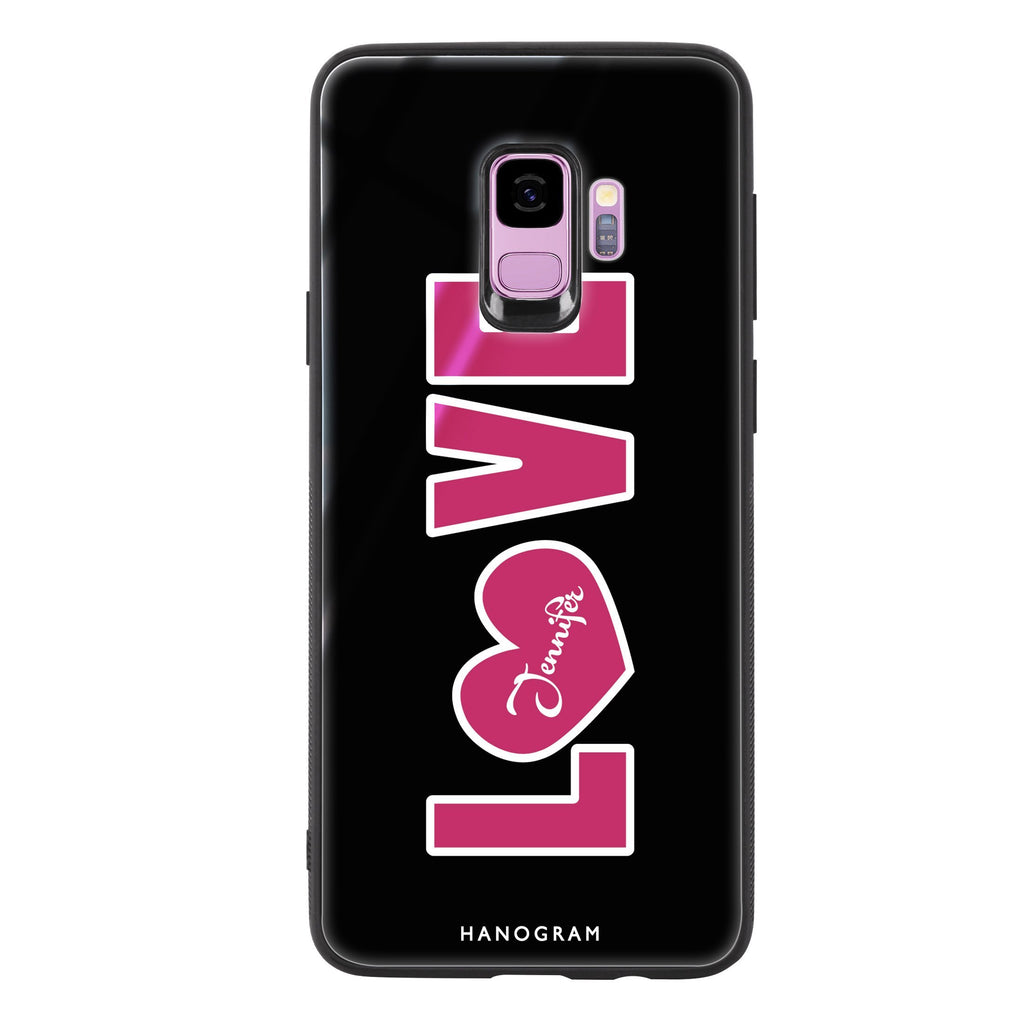 Unique Love Samsung S9 超薄強化玻璃殻