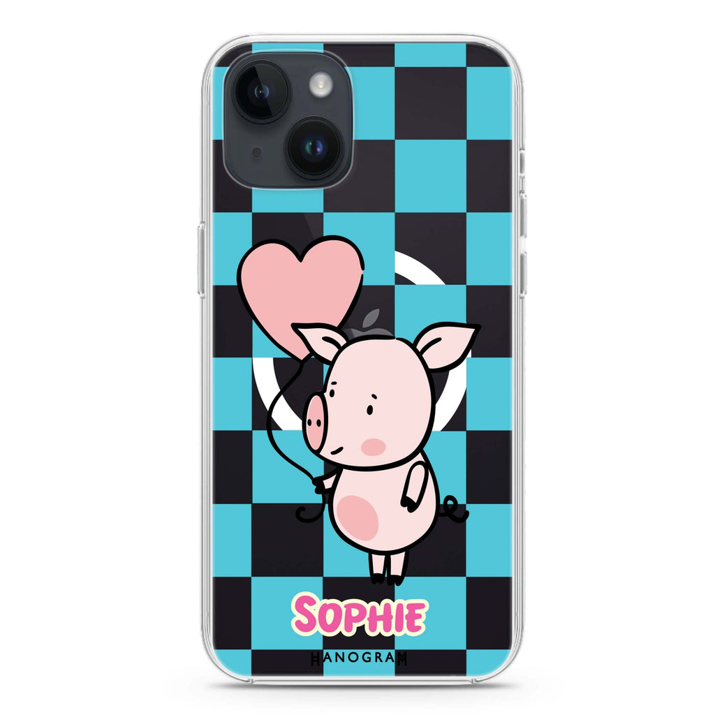 Sweet Pig iPhone 14 Plus Magsafe 兼容水晶透明保護殼