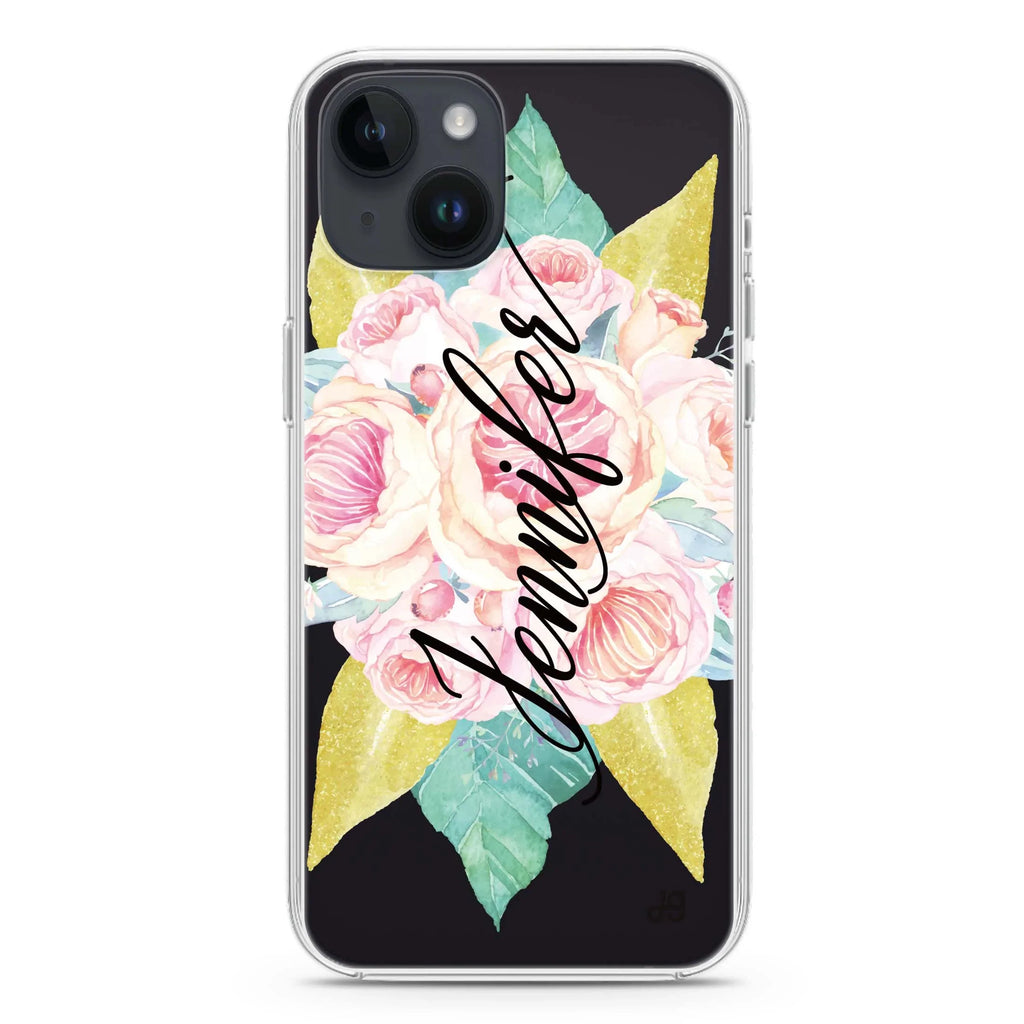 Abloom Rose iPhone 14 Magsafe 兼容水晶透明保護殼