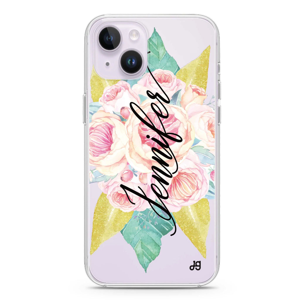 Abloom Rose iPhone 14 Plus Magsafe 兼容水晶透明保護殼