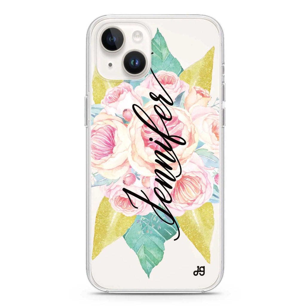 Abloom Rose iPhone 14 plus 水晶透明保護殼