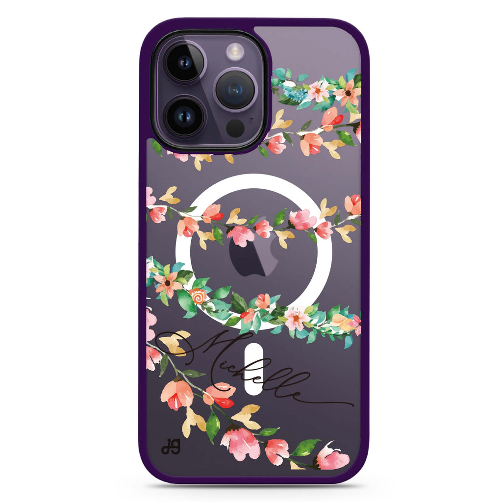 Pink Vine Magsafe 兼容防衝擊保護殼
