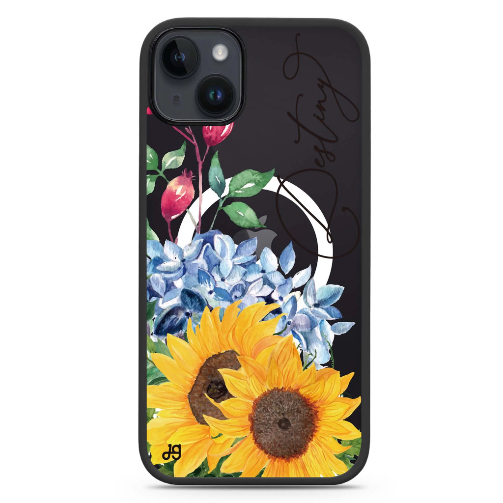 Blooming Sunflower iPhone 14 Plus Magsafe 兼容防衝擊保護殼