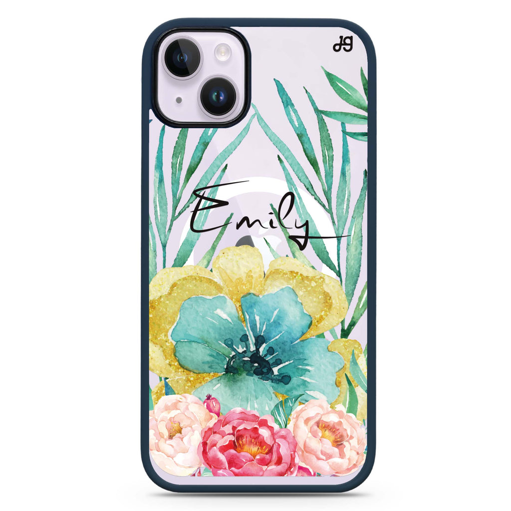 The Great Golden Flower iPhone 14 Plus Magsafe 兼容防衝擊保護殼