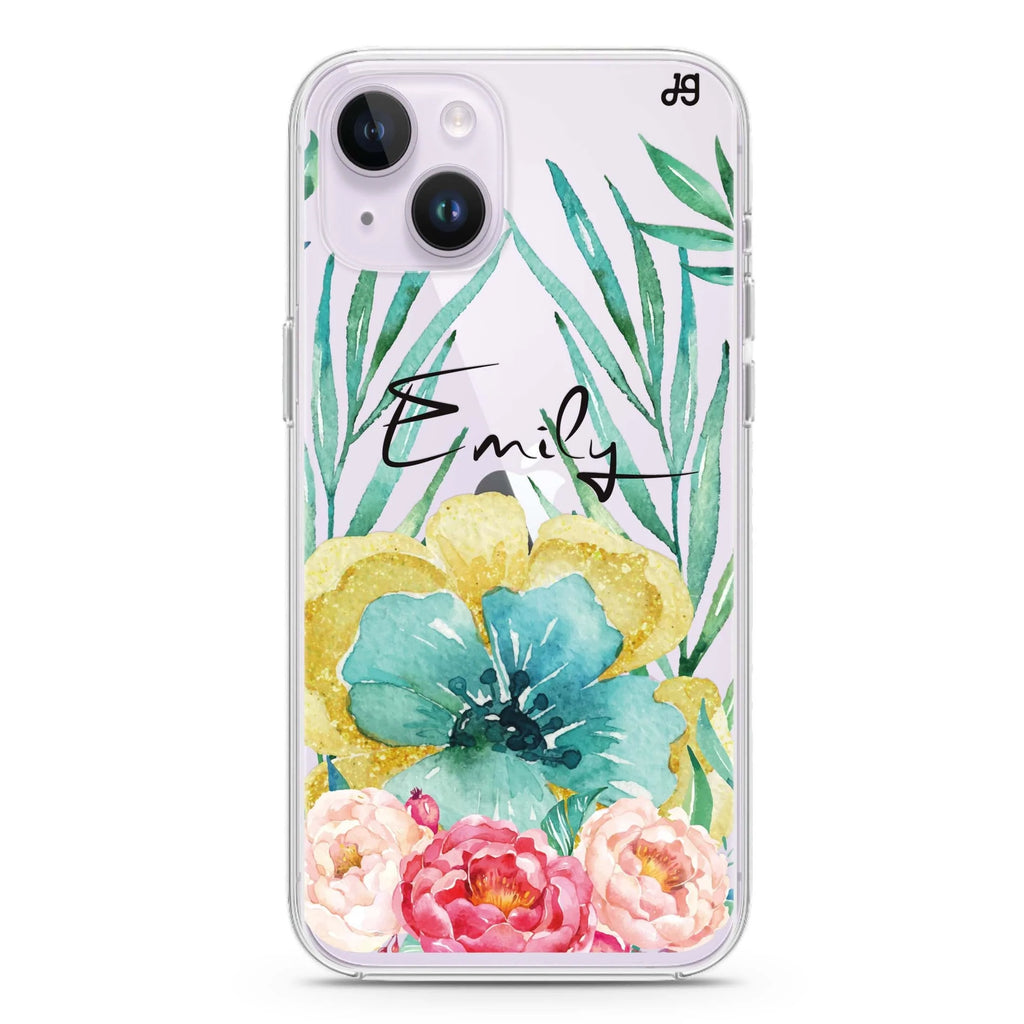 The Great Golden Flower iPhone 14 水晶透明保護殼