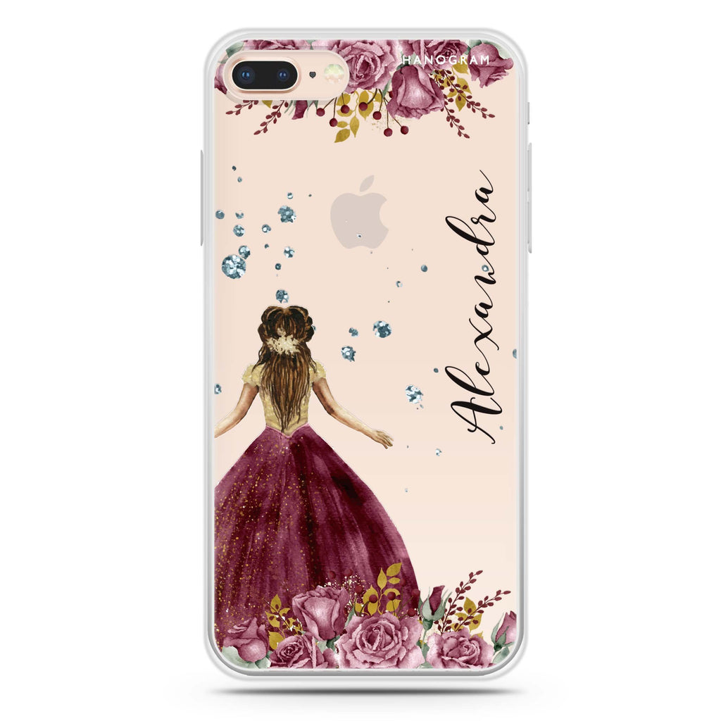 Princess In Garden iPhone 8 Plus 水晶透明保護殼