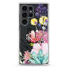 Precious Garden Florals Samsung Galaxy Ultra 可加名字透明保護殼，適用 S26/S25/S24/S23 Ultra，圖1