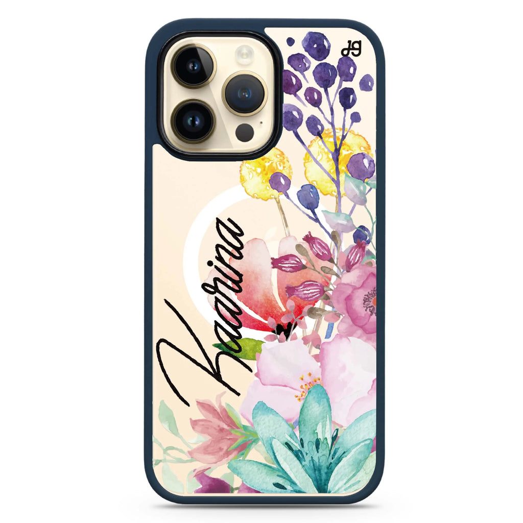 Precious Garden Florals Magsafe 兼容防衝擊保護殼