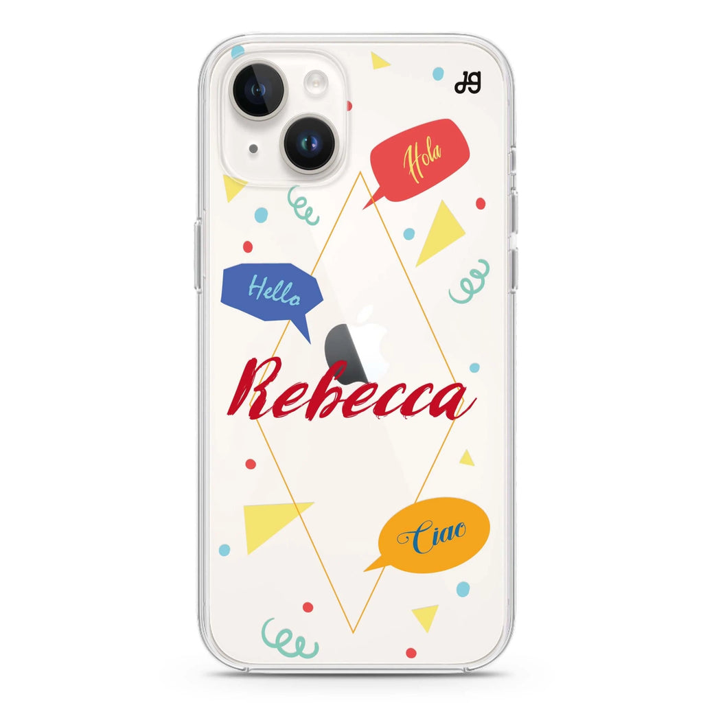 Communicate Fun iPhone 14 水晶透明保護殼