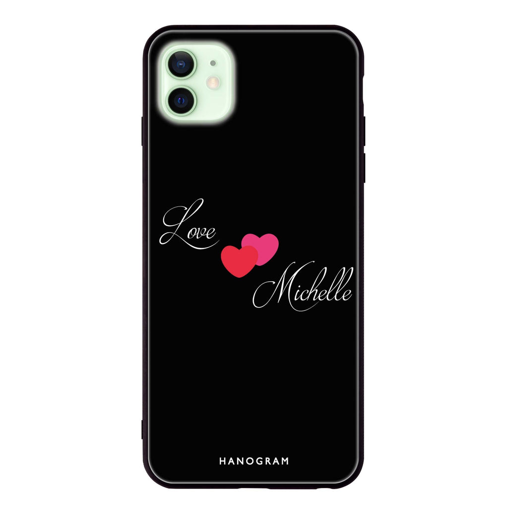 Sweet Heart iPhone 12 mini 超薄強化玻璃殻