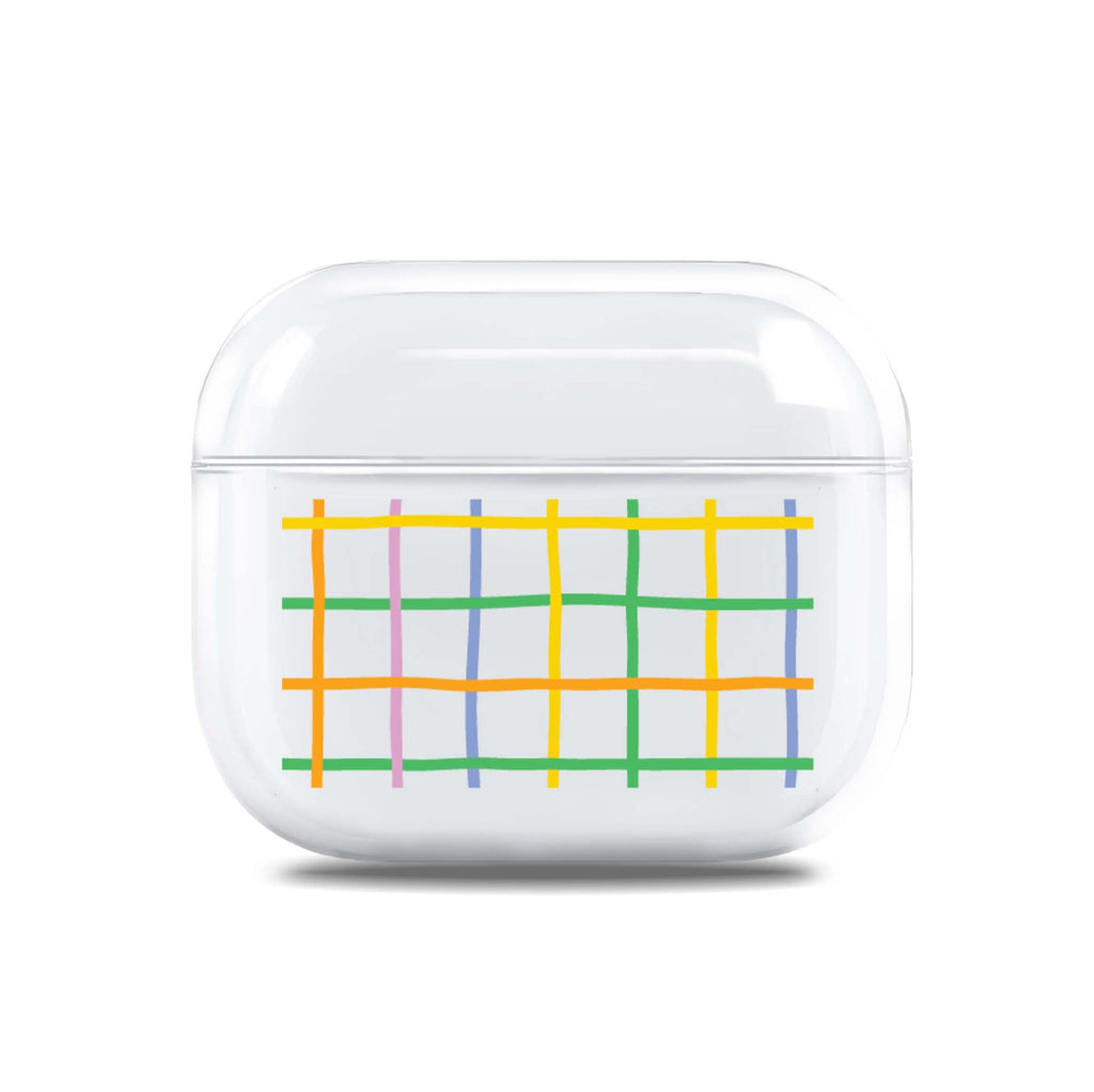 Abstract Doodles Pattern AirPods 透明保護殻