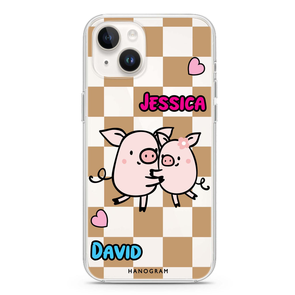 Love Pig iPhone 14 plus 水晶透明保護殼