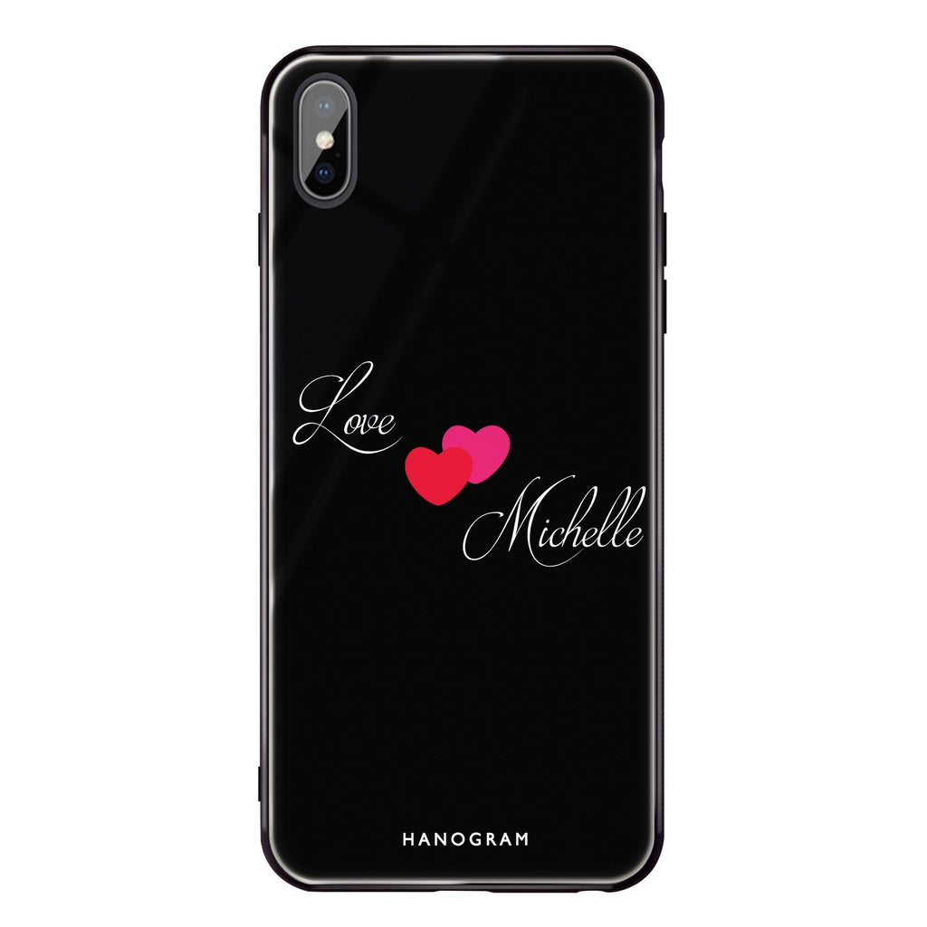 Sweet Heart iPhone X 超薄強化玻璃殻