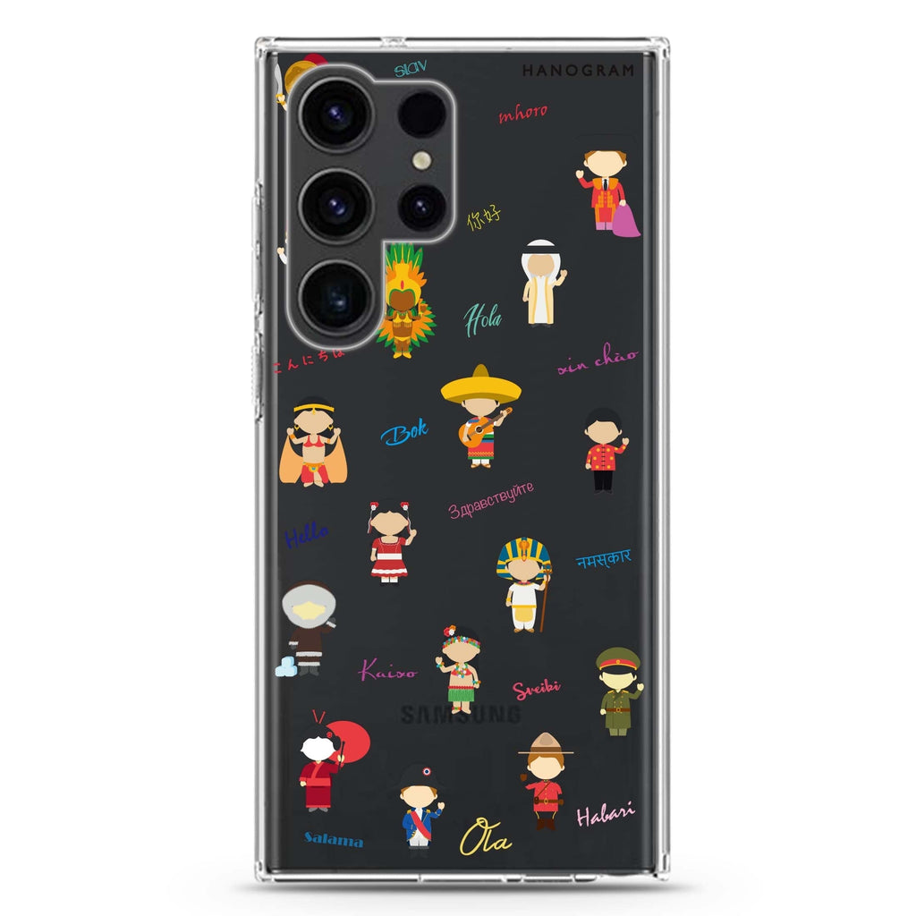 Culture People Samsung Galaxy Ultra 透明保護殼，適用 S26/S25/S24/S23 Ultra，圖1