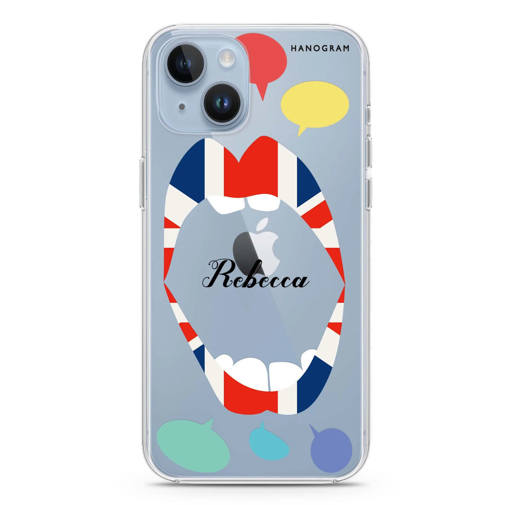 Speak up UK iPhone 14 水晶透明保護殼