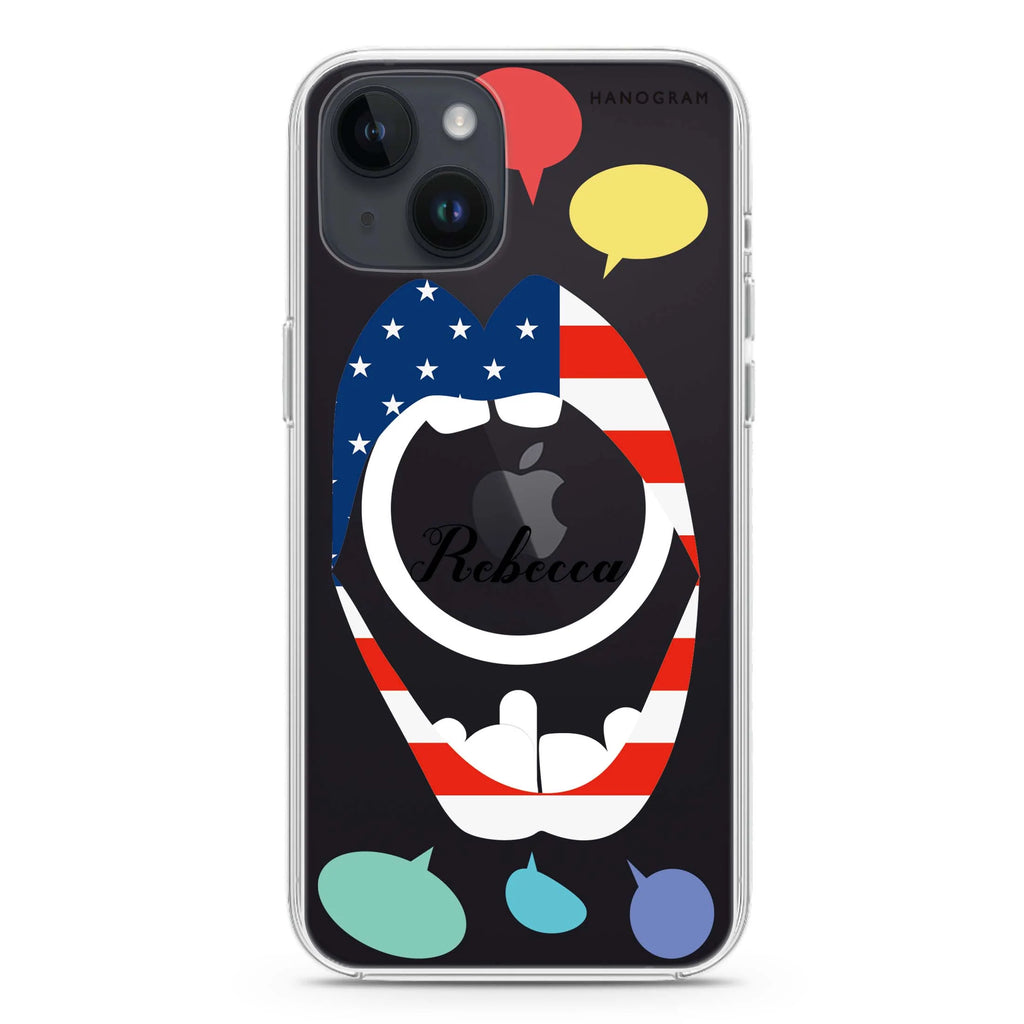 Speak up US iPhone 14 Plus Magsafe 兼容水晶透明保護殼