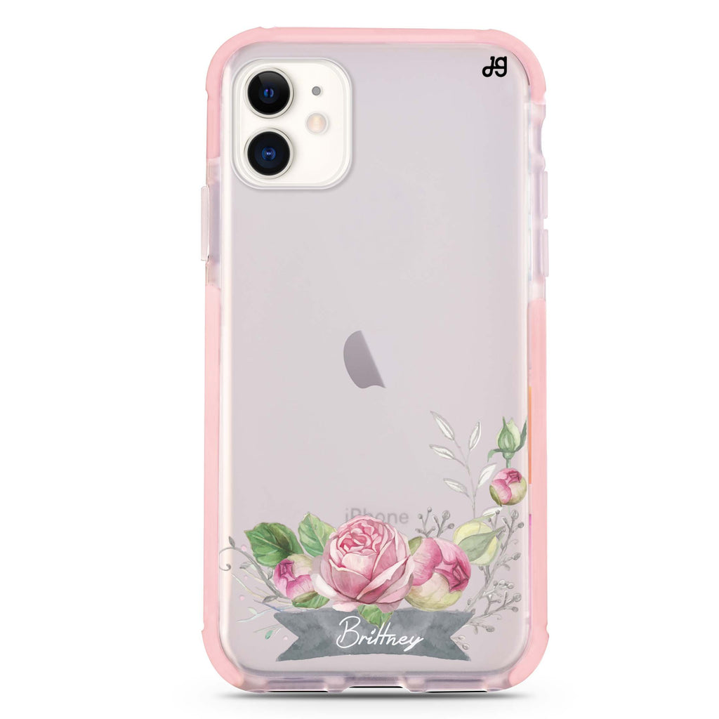 Ribbon & Floral iPhone 11 吸震防摔保護殼