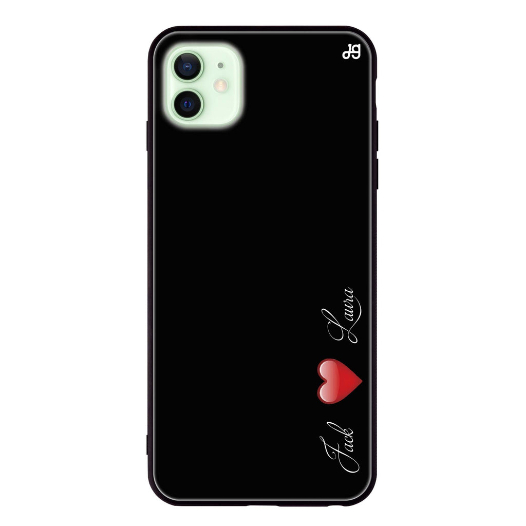 You & Me iPhone 12 mini 超薄強化玻璃殻