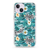 Tiger & Floral iPhone 14 Plus Magsafe 兼容水晶透明保護殼