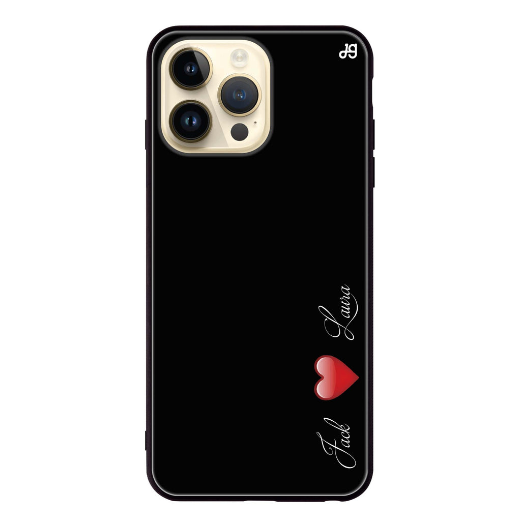 You & Me iPhone 14 Pro Max 超薄強化玻璃殻