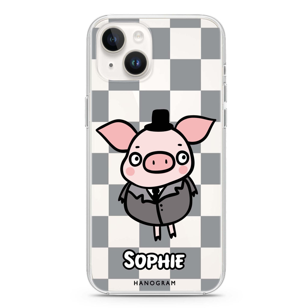 Handsome Pig iPhone 14 plus 水晶透明保護殼
