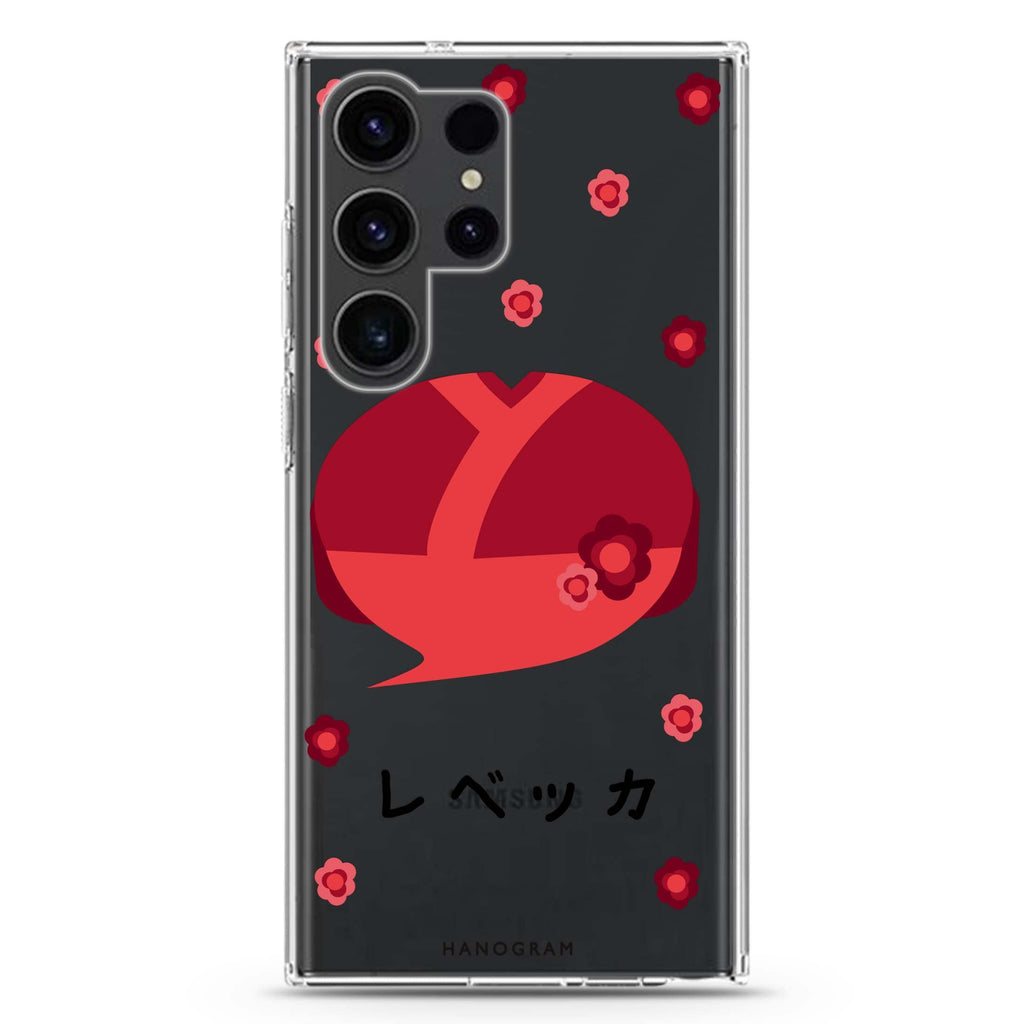 JP Culture Clothing Samsung Galaxy Ultra 可加名字透明保護殼，適用 S26/S25/S24/S23 Ultra，圖1