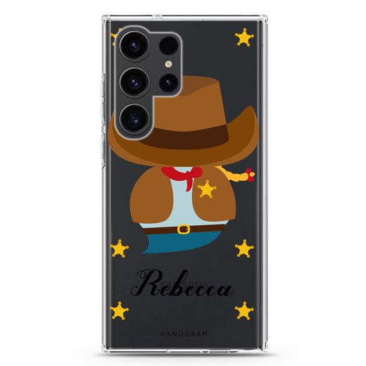 US Culture Clothing Samsung Galaxy Ultra 可加名字透明保護殼，適用 S26/S25/S24/S23 Ultra，圖1