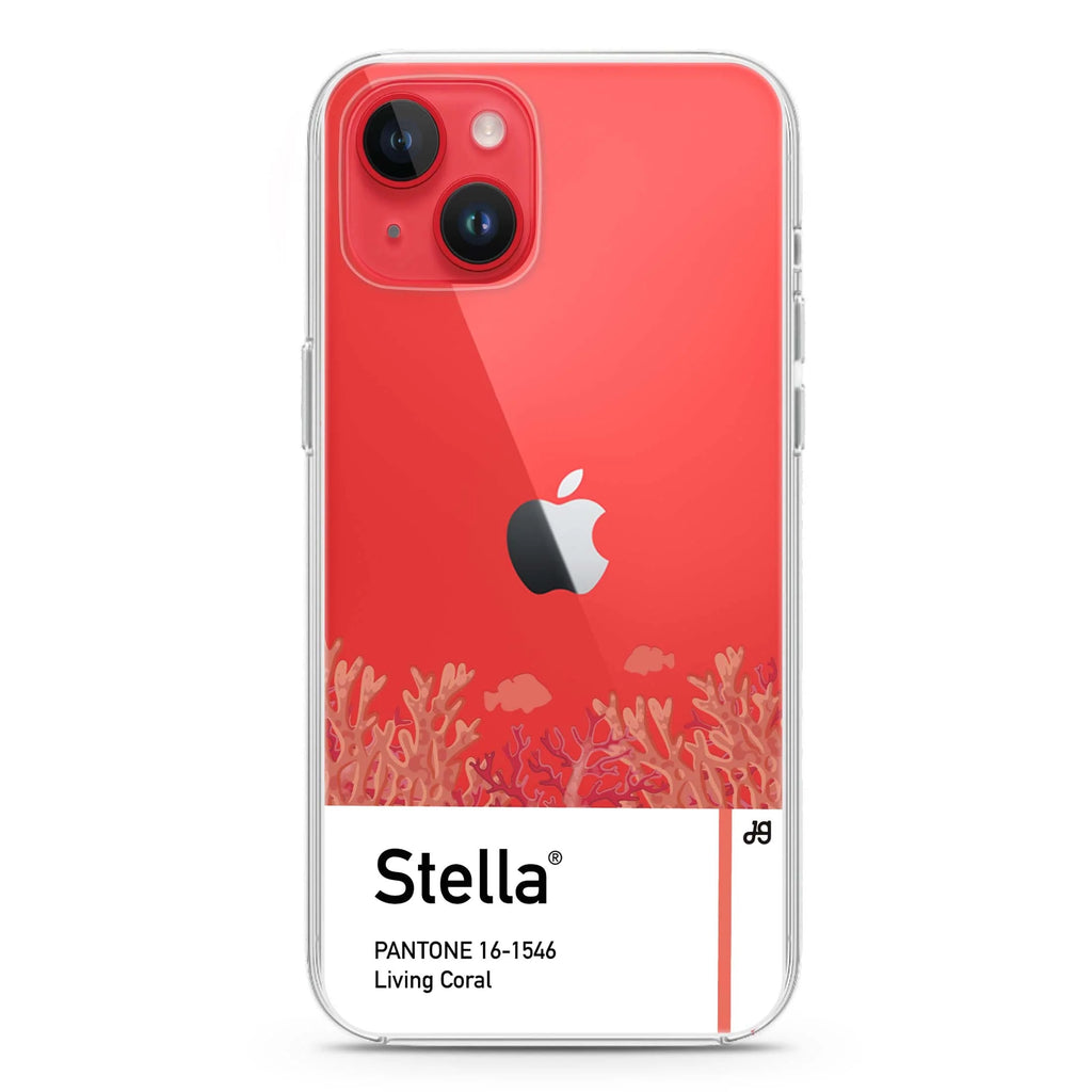 #16-1546 Living Coral I iPhone 14 水晶透明保護殼