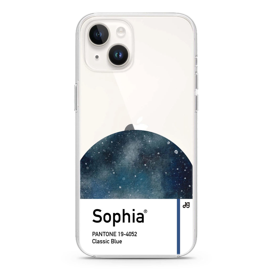 #19-4052 Classic Blue I iPhone 14 水晶透明保護殼