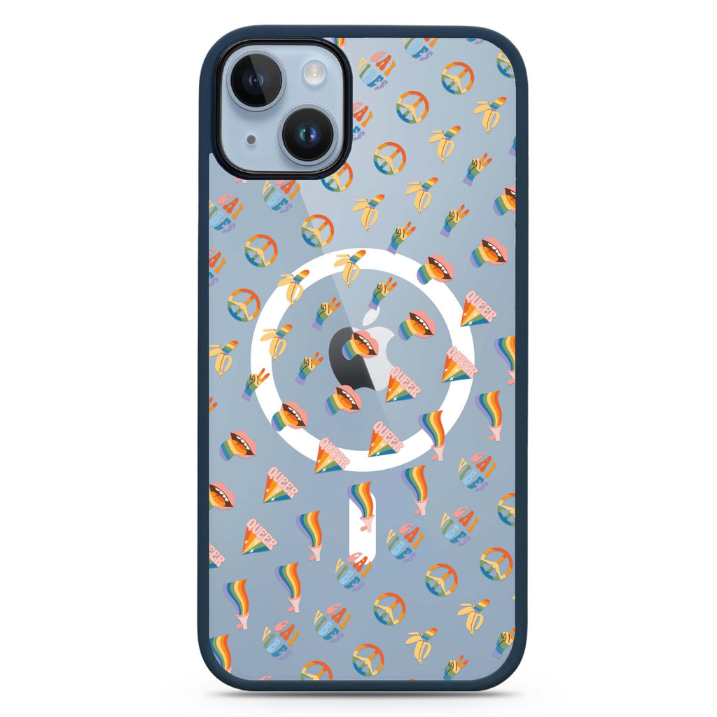 Spread Love all time iPhone 14 Plus Magsafe 兼容防衝擊保護殼