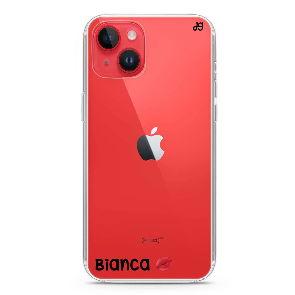 A Kiss iPhone 14 水晶透明保護殼