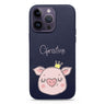 Piggy Queen Magsafe 兼容皮革保護殼