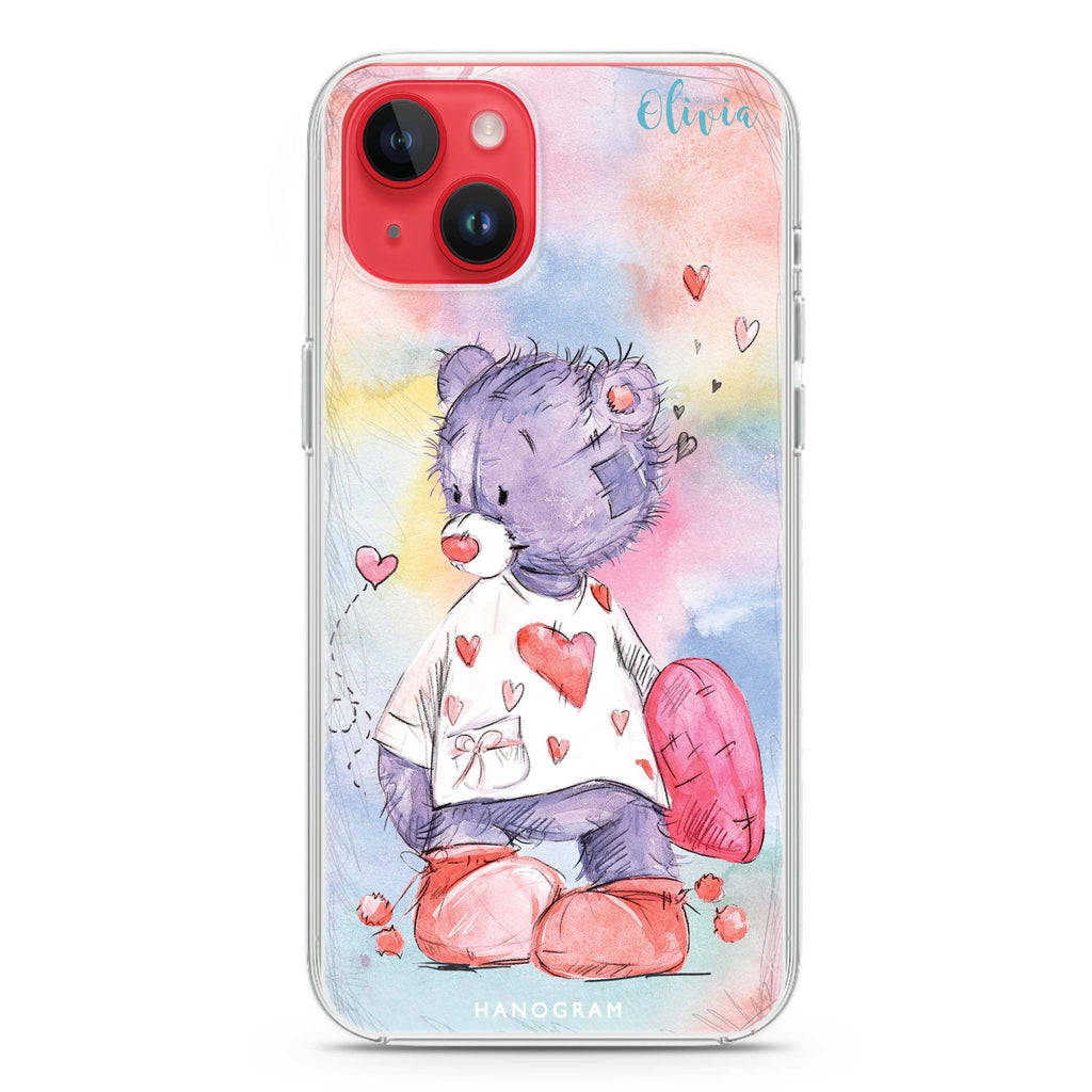 Sweet Bear iPhone 14 水晶透明保護殼