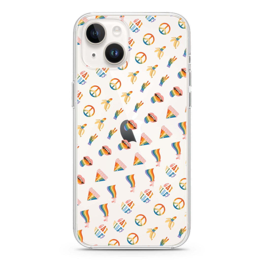 Spread Love all time iPhone 14 水晶透明保護殼