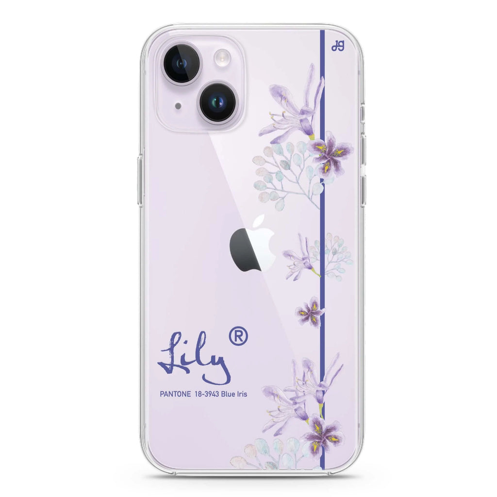 #18-3943 Blue Iris II iPhone 14 水晶透明保護殼