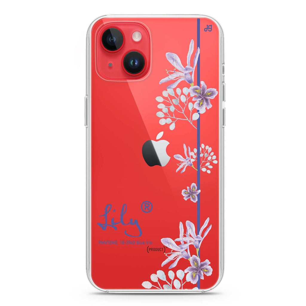 #18-3943 Blue Iris II iPhone 14 plus 水晶透明保護殼