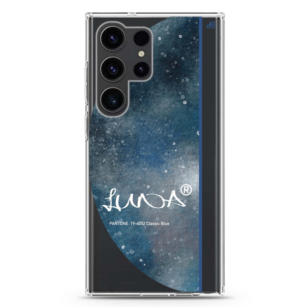 #19-4052 Classic Blue II Samsung Galaxy Ultra 可加名字透明保護殼，適用 S26/S25/S24/S23 Ultra，圖1