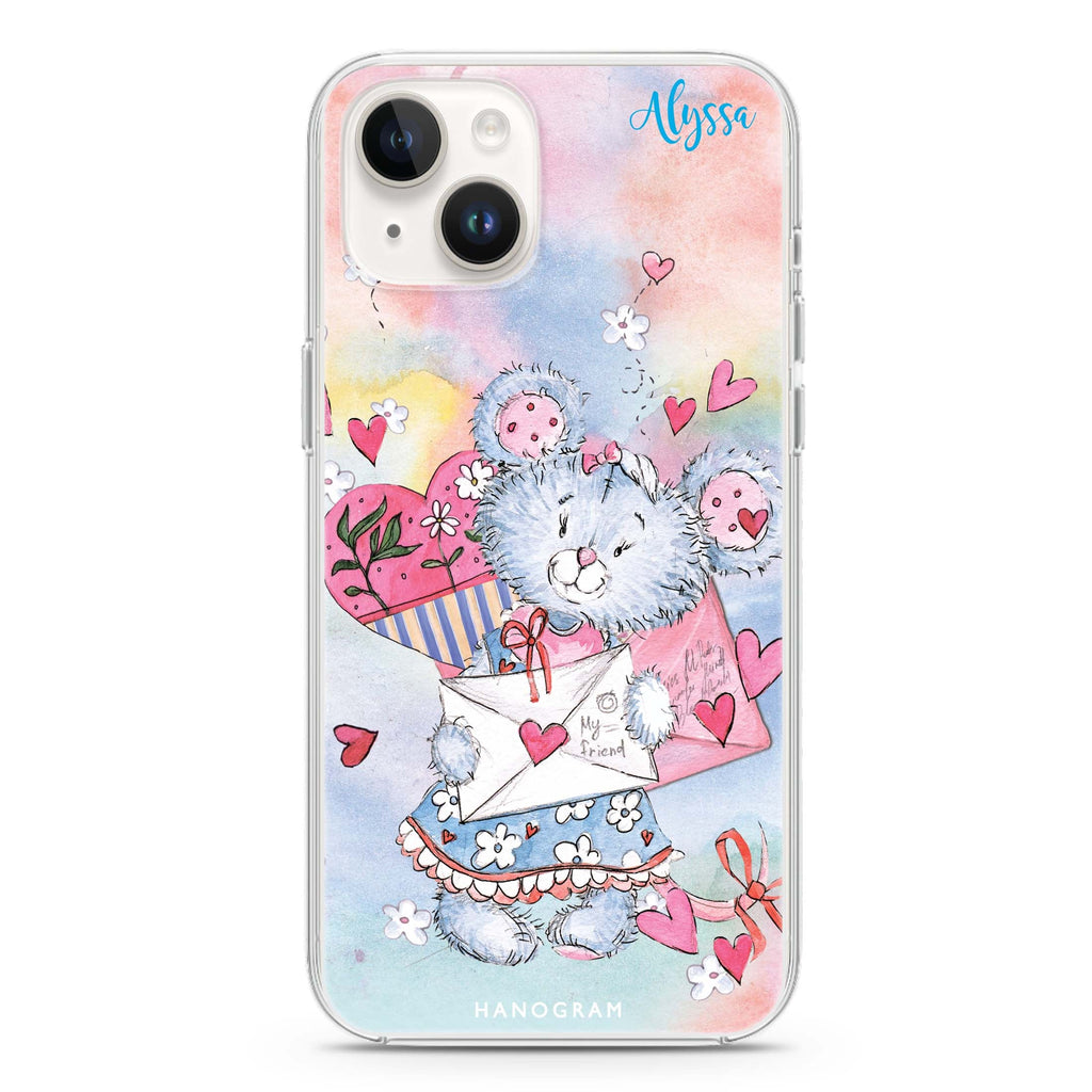 Sweet Bear iPhone 14 plus 水晶透明保護殼