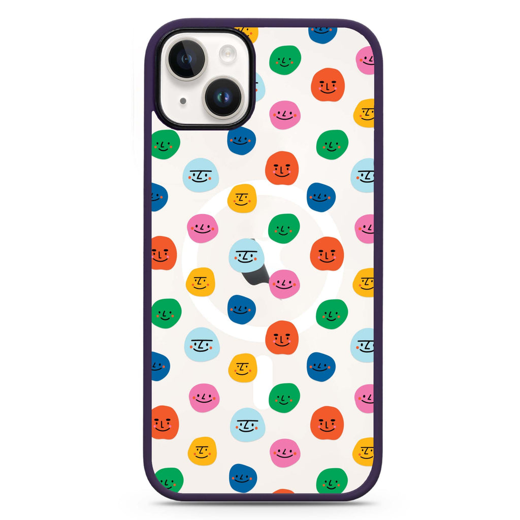 Make me smile iPhone 14 Plus Magsafe 兼容防衝擊保護殼