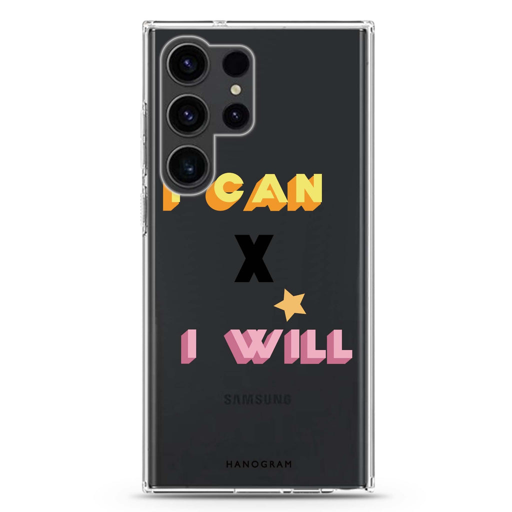 I can x I will Samsung Galaxy Ultra 透明保護殼，適用 S26/S25/S24/S23 Ultra，圖1