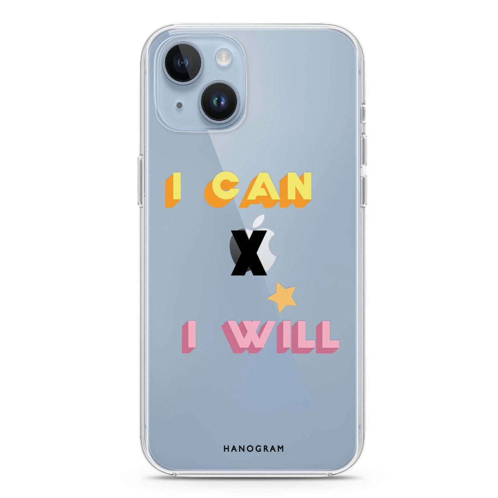 I can x I will iPhone 14 plus 水晶透明保護殼
