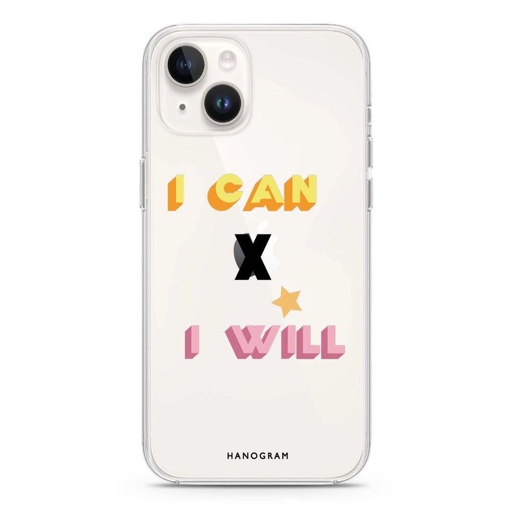 I can x I will iPhone 14 水晶透明保護殼