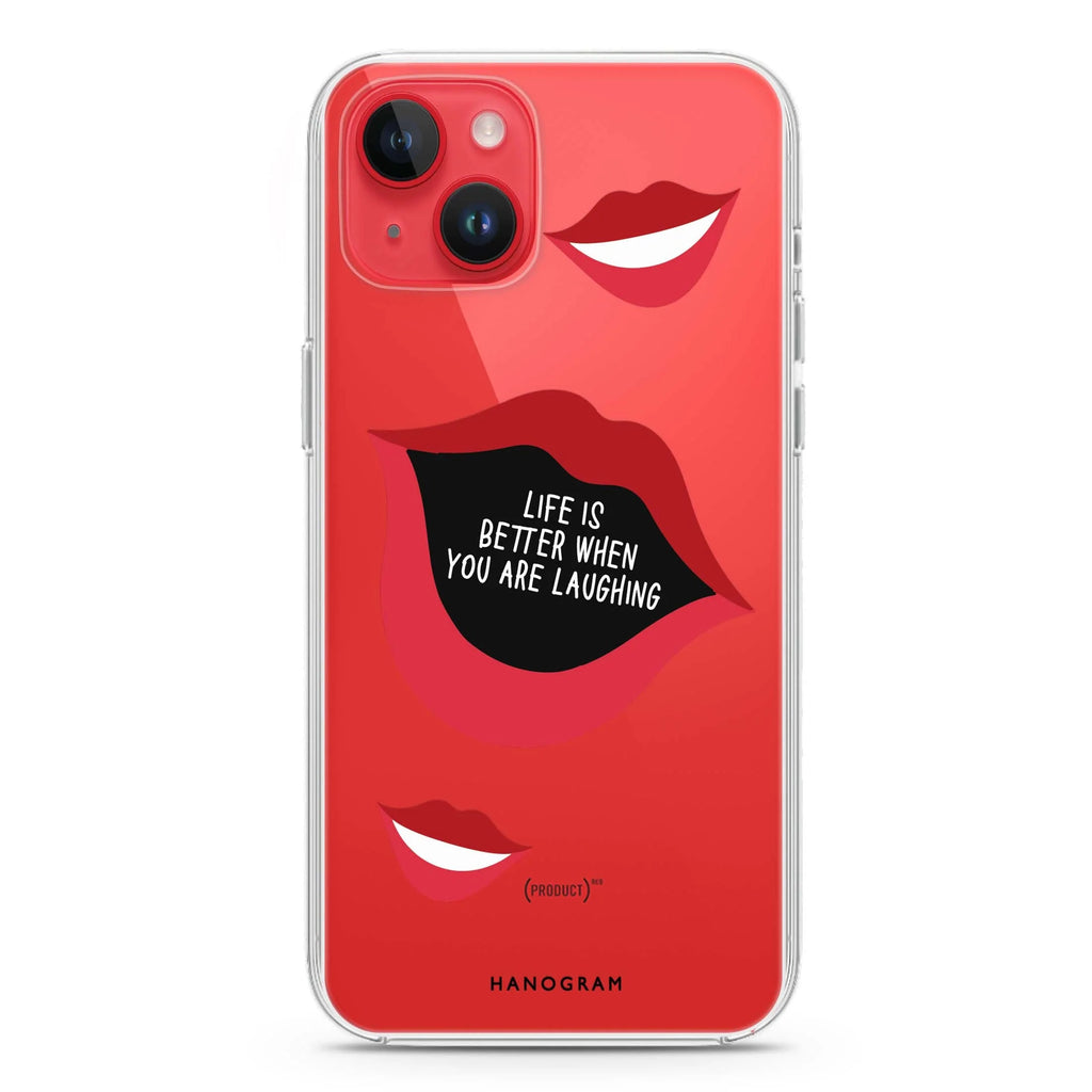 Laughing iPhone 14 plus 水晶透明保護殼