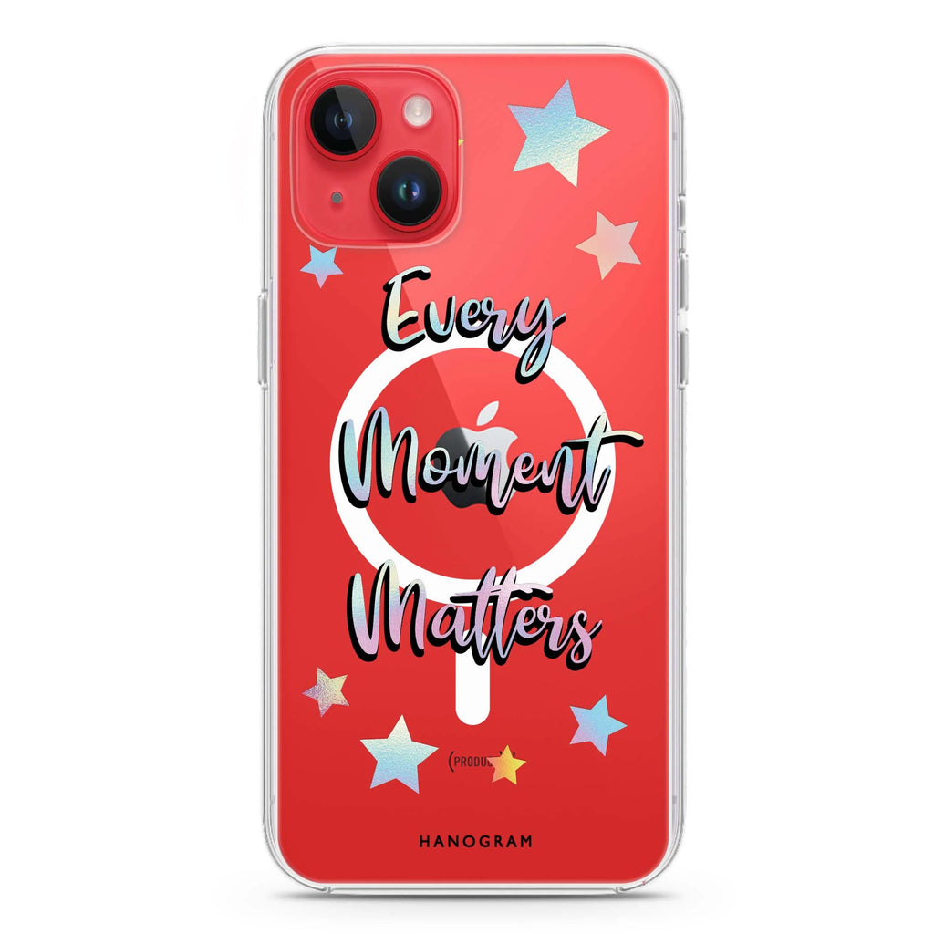 Every moment matters iPhone 14 Plus Magsafe 兼容水晶透明保護殼